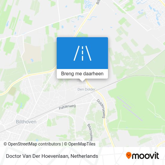 Doctor Van Der Hoevenlaan kaart