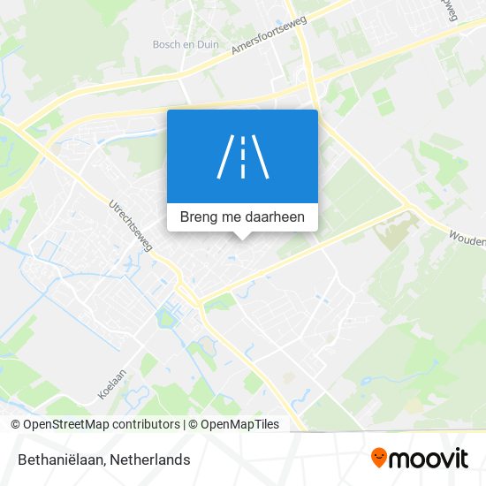 Bethaniëlaan kaart