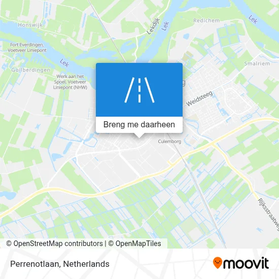 Perrenotlaan kaart