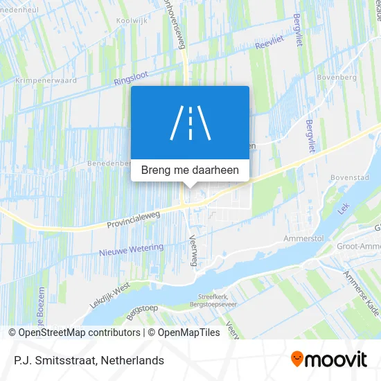 P.J. Smitsstraat kaart