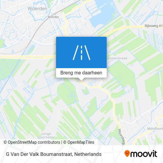 G Van Der Valk Boumanstraat kaart