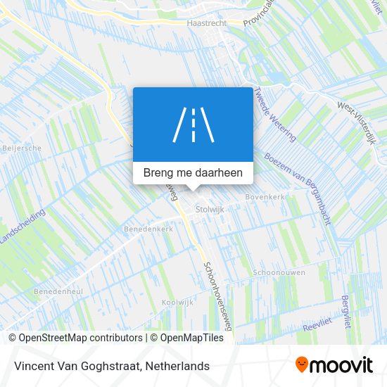 Vincent Van Goghstraat kaart