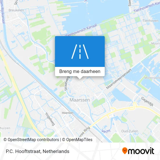 P.C. Hooftstraat kaart