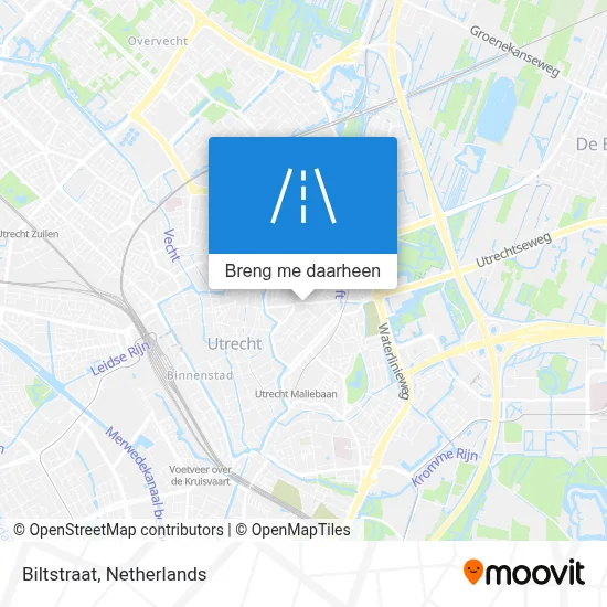 Biltstraat kaart