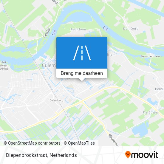 Diepenbrockstraat kaart