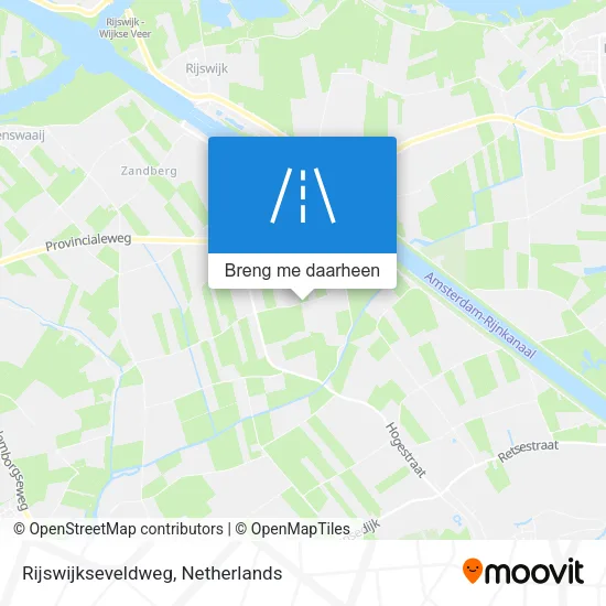 Rijswijkseveldweg kaart