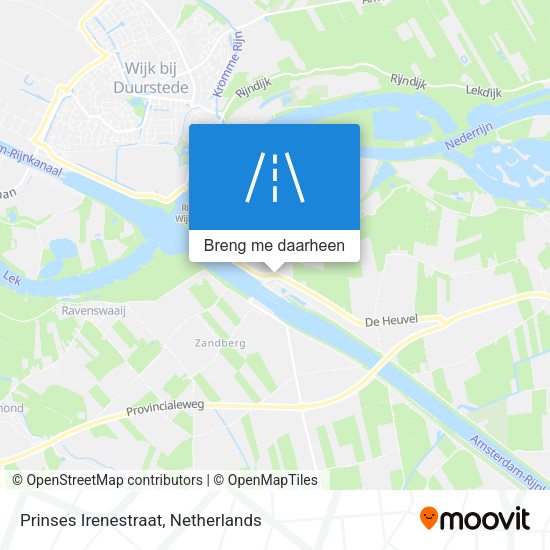 Prinses Irenestraat kaart