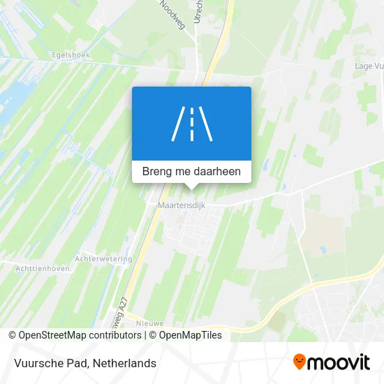 Vuursche Pad kaart