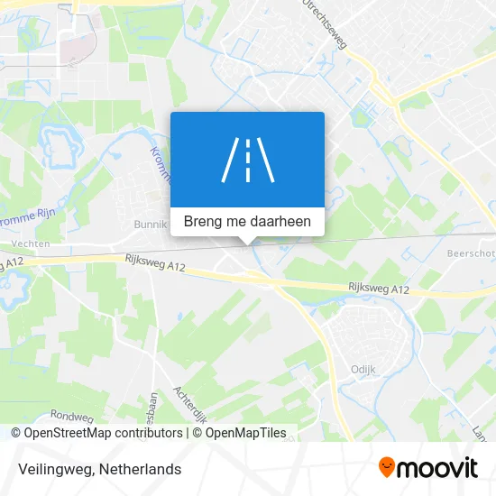 Veilingweg kaart