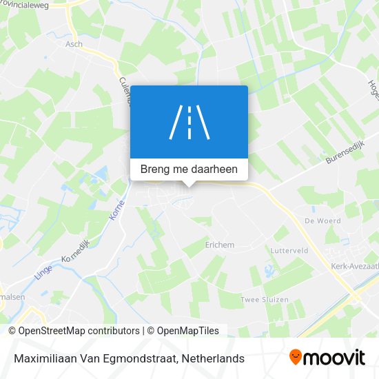 Maximiliaan Van Egmondstraat kaart