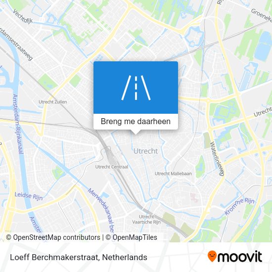 Loeff Berchmakerstraat kaart