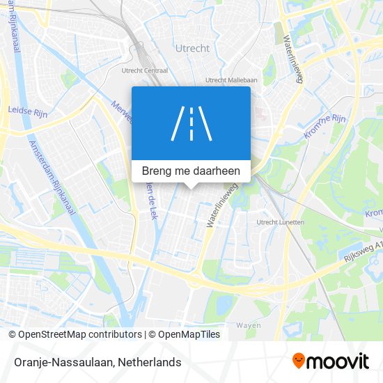 Oranje-Nassaulaan kaart