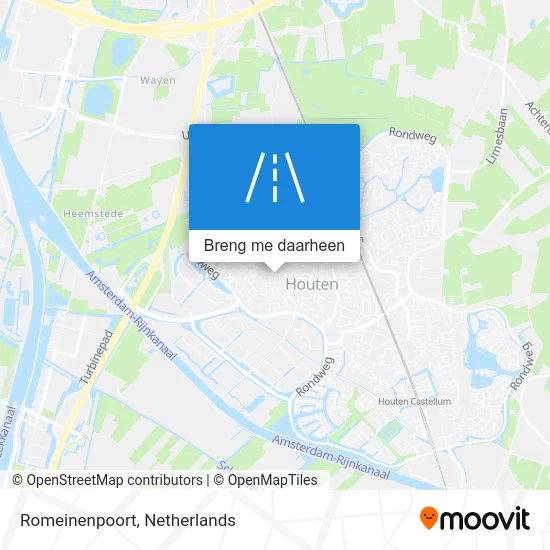 Romeinenpoort kaart