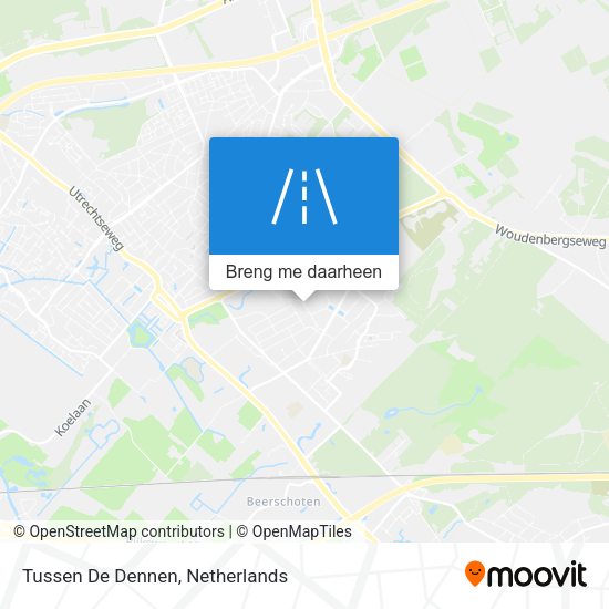 Tussen De Dennen kaart