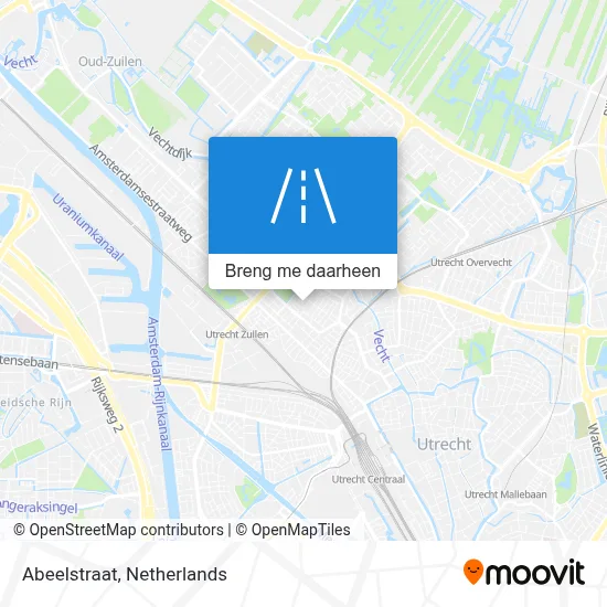 Abeelstraat kaart