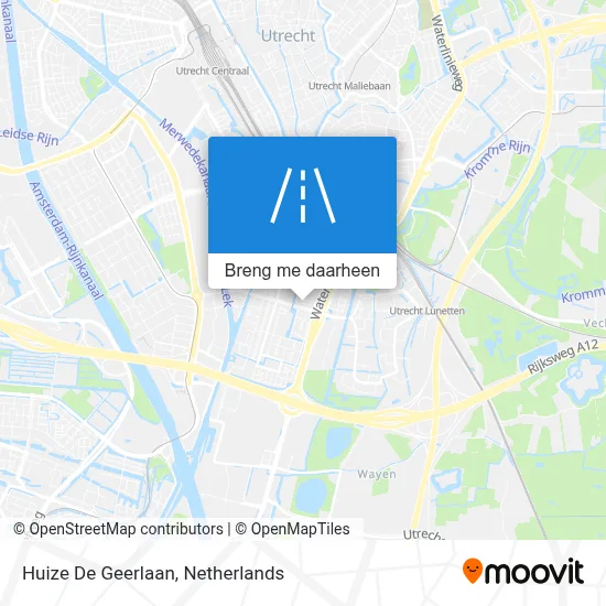 Huize De Geerlaan kaart