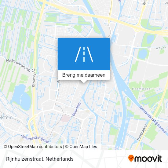 Rijnhuizenstraat kaart