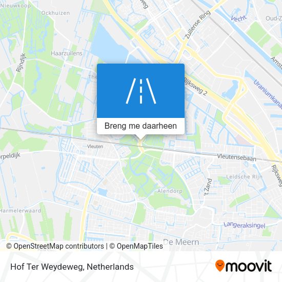 Hof Ter Weydeweg kaart