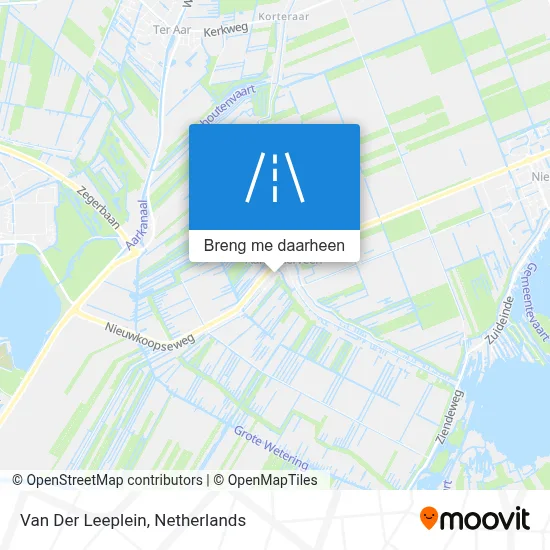 Van Der Leeplein kaart