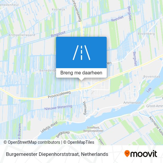 Burgemeester Diepenhorststraat kaart