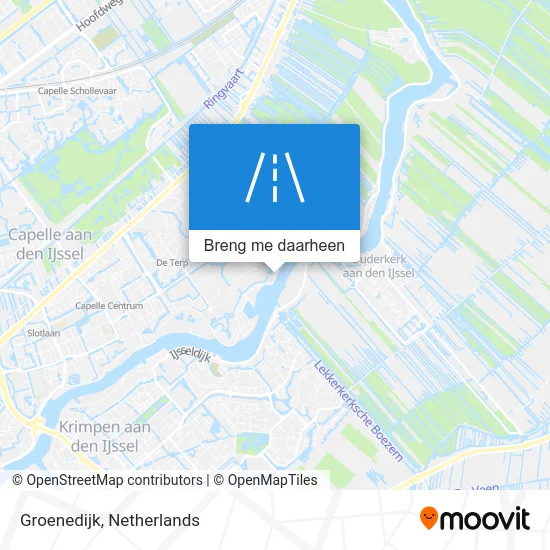 Groenedijk kaart
