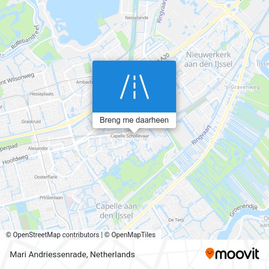 Mari Andriessenrade kaart