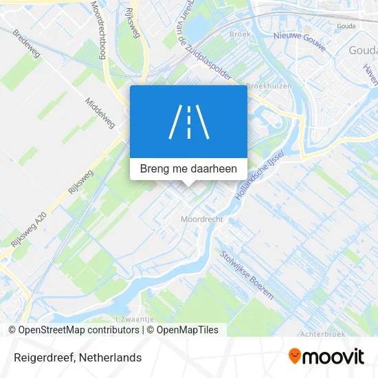Reigerdreef kaart