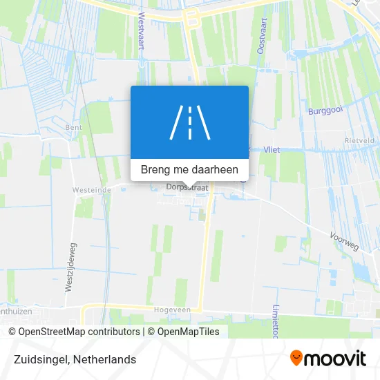 Zuidsingel kaart