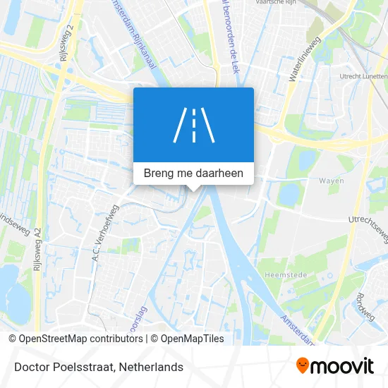 Doctor Poelsstraat kaart