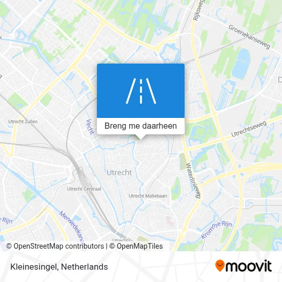 Kleinesingel kaart
