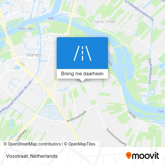 Vosstraat kaart