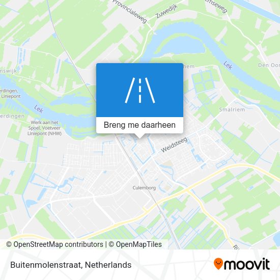 Buitenmolenstraat kaart