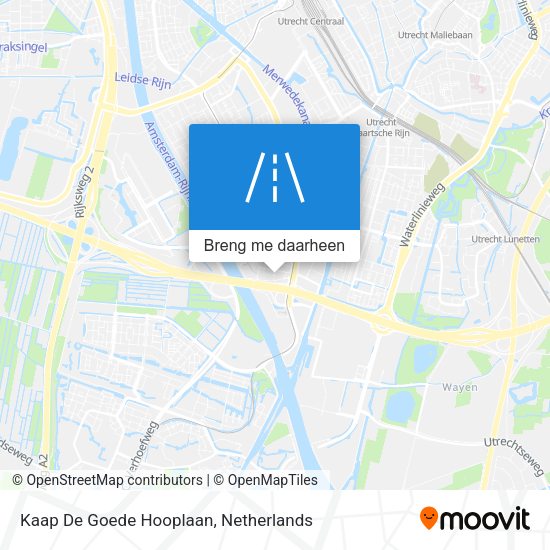 Kaap De Goede Hooplaan kaart