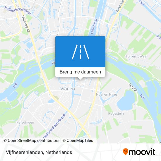 Vijfheerenlanden kaart
