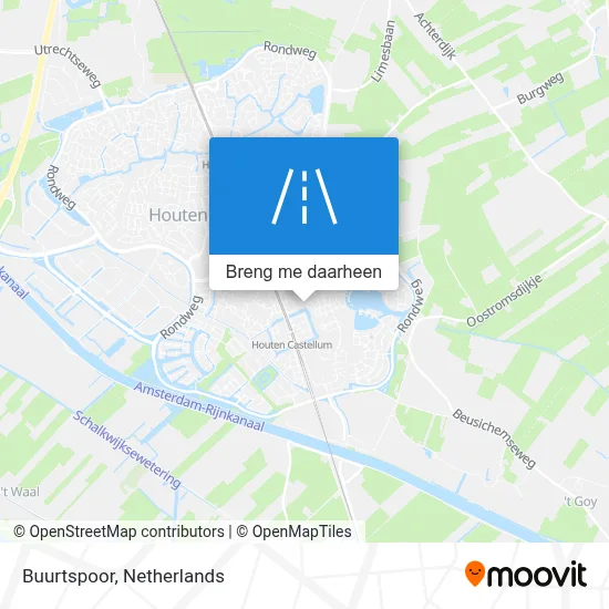 Buurtspoor kaart