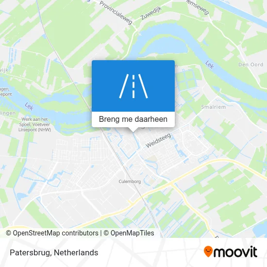 Patersbrug kaart