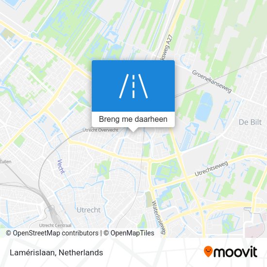 Lamérislaan kaart