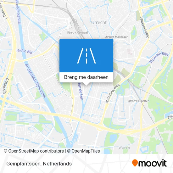 Geinplantsoen kaart