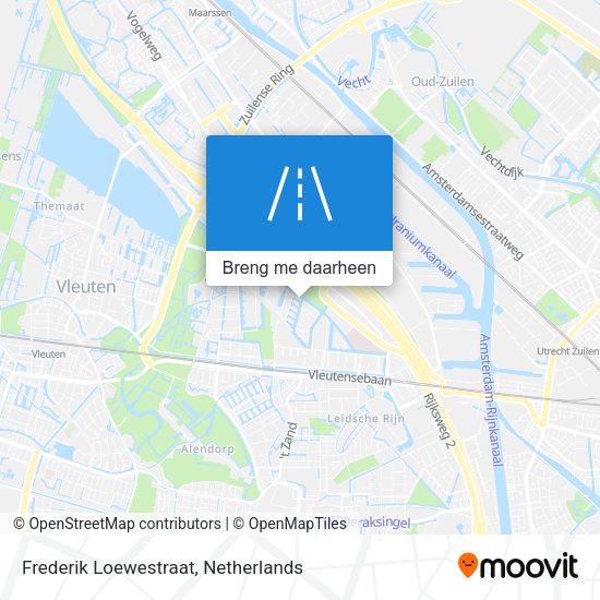 Frederik Loewestraat kaart