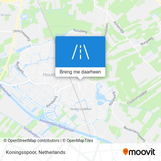 Koningsspoor kaart