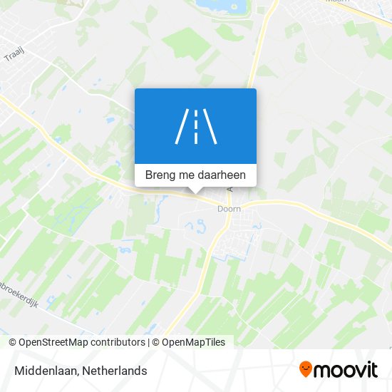 Middenlaan kaart