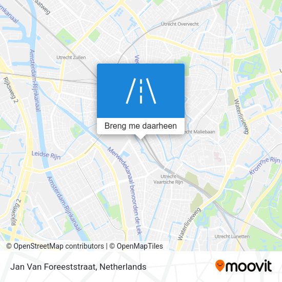 Jan Van Foreeststraat kaart