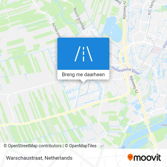 Warschaustraat kaart