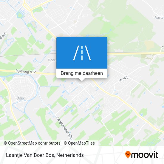 Laantje Van Boer Bos kaart