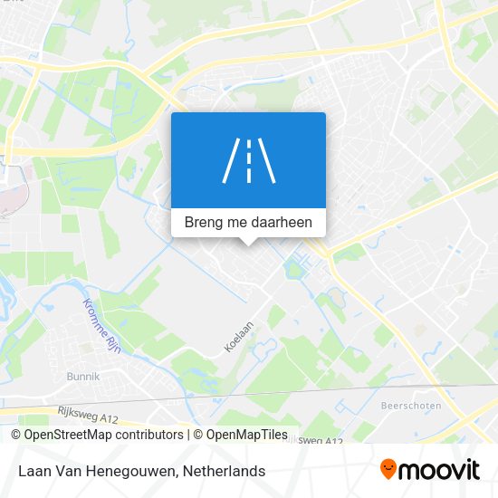 Laan Van Henegouwen kaart