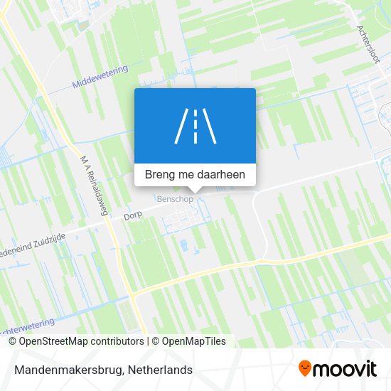 Mandenmakersbrug kaart