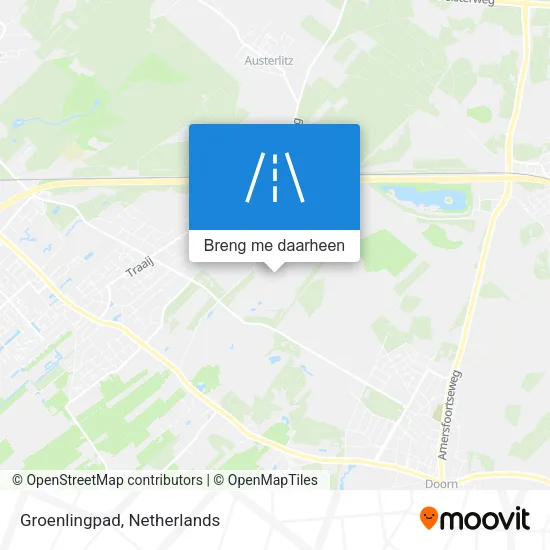 Groenlingpad kaart