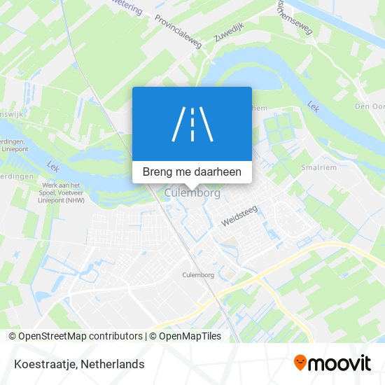 Koestraatje kaart