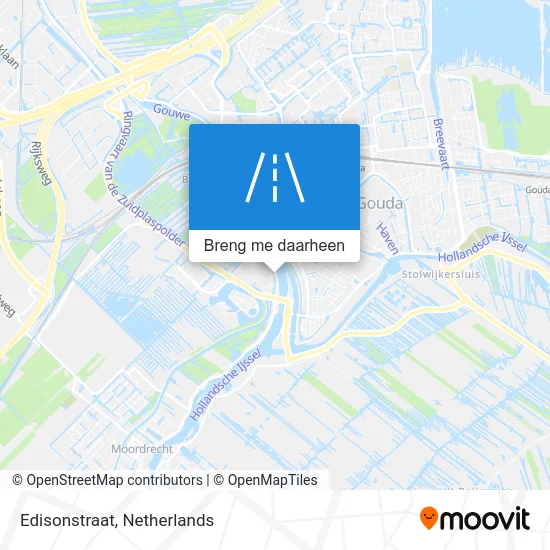 Edisonstraat kaart