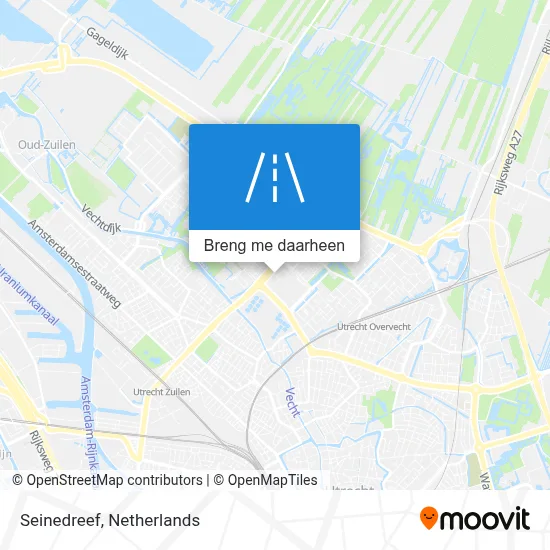 Seinedreef kaart